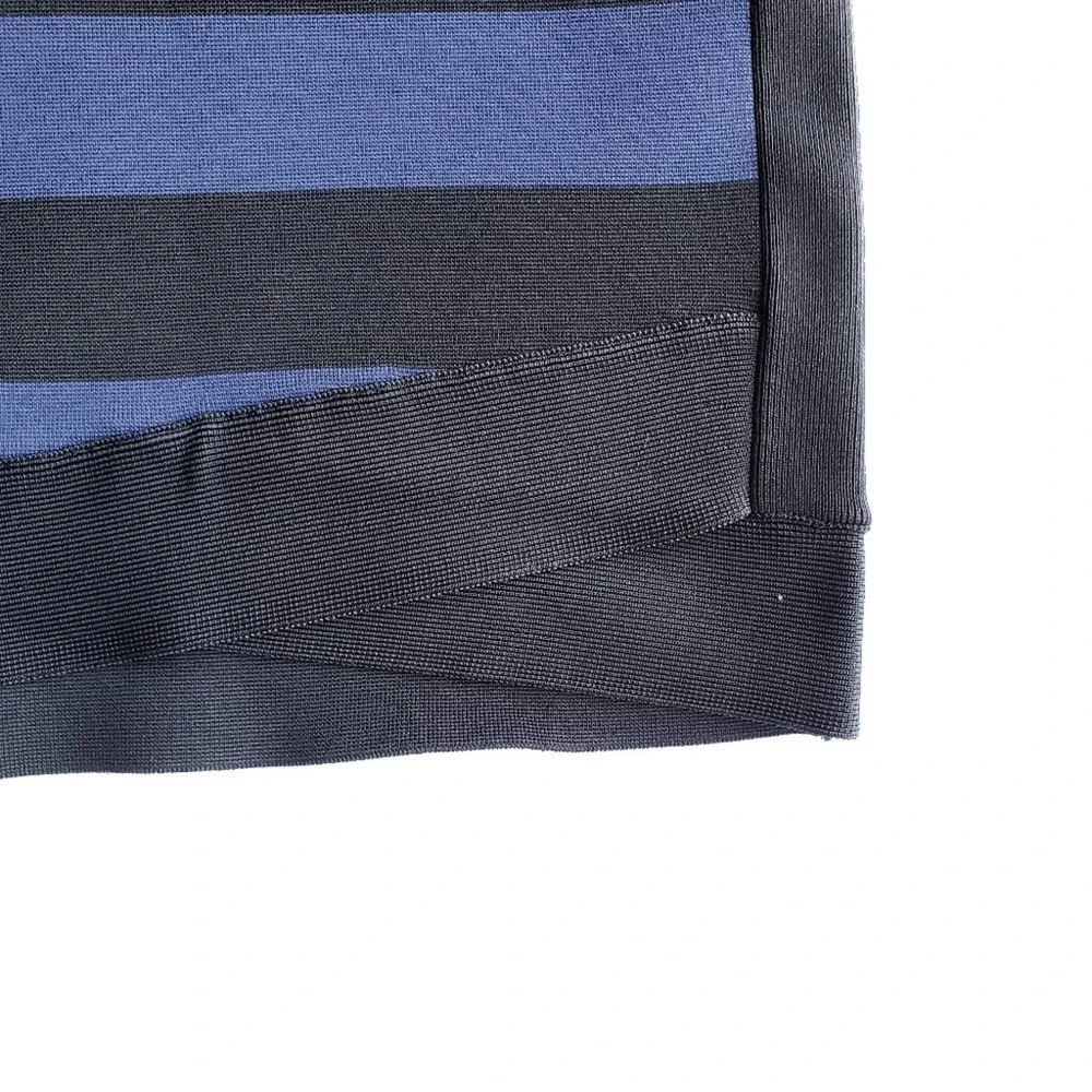 BCBG Max Azria Alina Striped Bandage Pencil Skirt